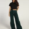 Camiseta Crop Negro Basico