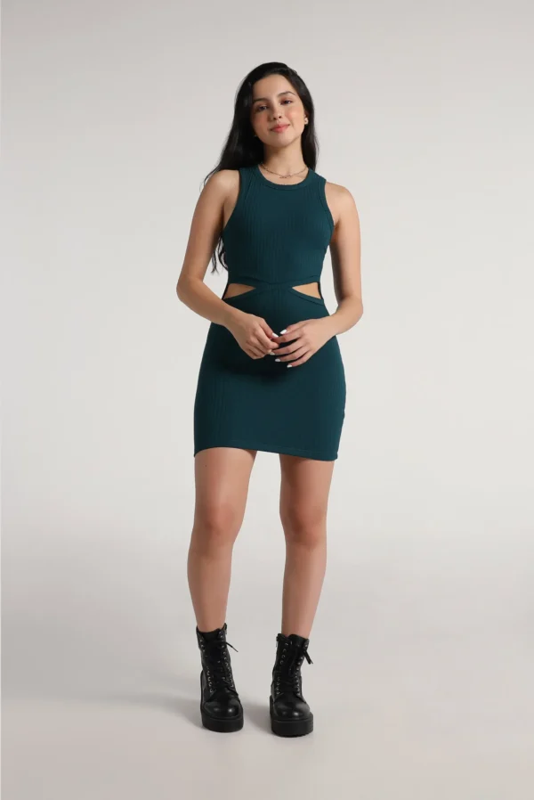 Vestido Corto Verde Básico