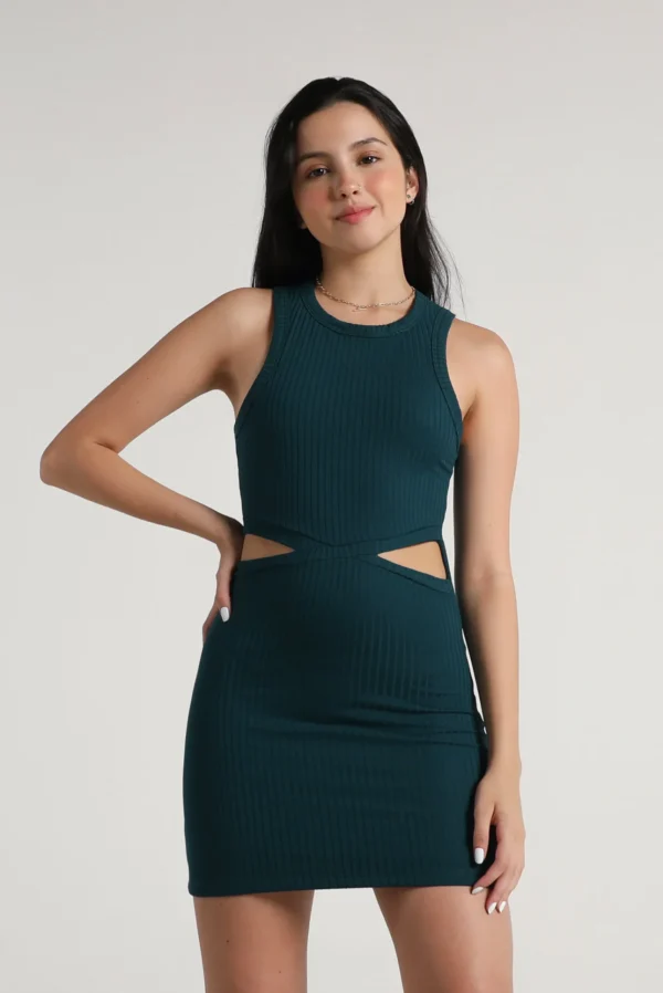 Vestido Corto Verde Básico